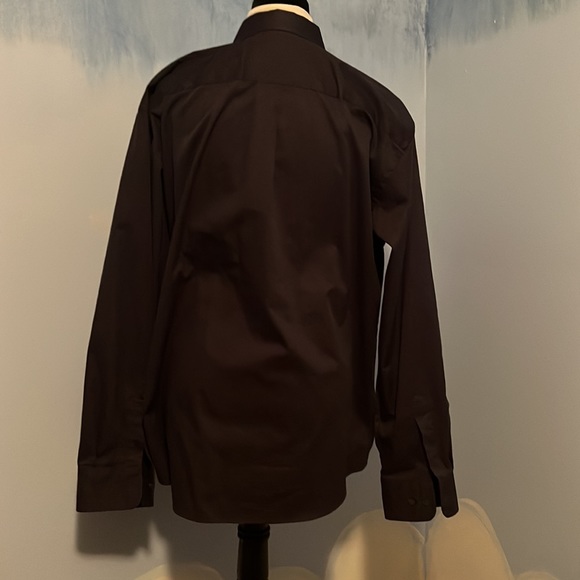 Dockers long sleeve men’s black 100%cotton button down dress shirt size XL, $18 - Picture 4 of 6